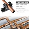 Saipe Mini Tube Cutter Portable Copper Pipe Cutter Adjustable Hose
