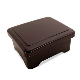 J-kitchens 907 Unaju Heavy Box, Shinkogetsuki Bowl Weight, Shintame Matte, Inner Vermilion, Eel, Heavy Box, Made in Japan