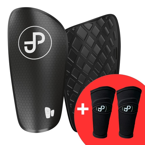 JDP Performance Children's Football Shin Pads Including Stocking with Pocket