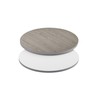 Flash Furniture 30" Round Table Reversible Laminate Top, White/Gray (Pack
