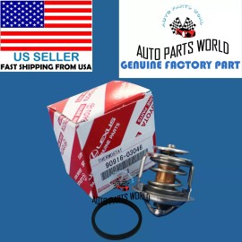 Toyota GENUINE OEM TOYOTA CAMRY CELICA COROLLA PASEO ENGINE COOLANT THERMOSTAT W/GASKET