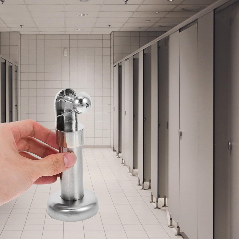 OSALADI 4 Pieces Bathroom Divider Accessories Public Toilets Divider Foot