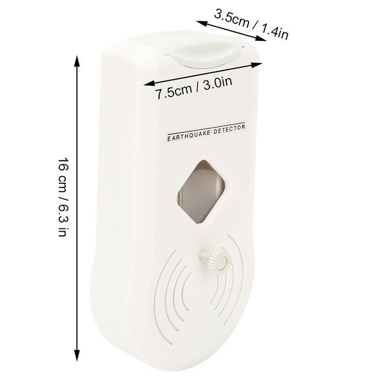 Gaeirt Earthquake Detector, Adjustable Sensitive Earthquake Sensor Accessory for Wall