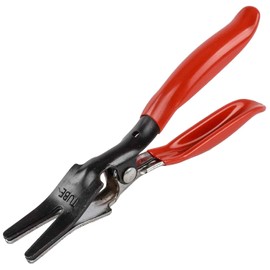 JEGS Hose Removal Pliers | For 5/32 “ To 1/2 “ Hose | 8 “ Overall Length | 4 “ Long Red Rubber Handles | Durable Steel Construction