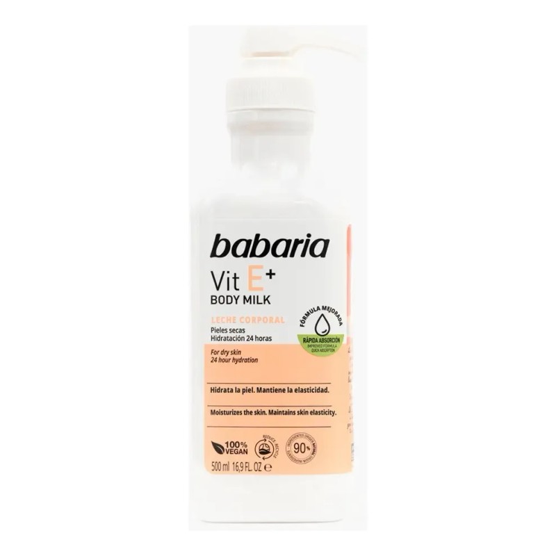 Babaria Vit E+ Body Milk Leche Corporal 500 Ml