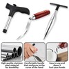 DAWZMR 3 PCS Coconut Opener Tool Set, Stainless Coconut Meat