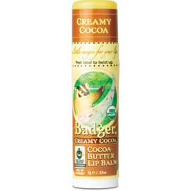 Cocoa Butter Lip Balm, Creamy Cocoa, .25 oz/7 g