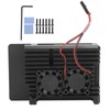 Aluminum Case with Dual Fan Cooling Shell for Raspberry Pi