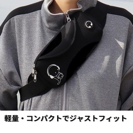 STYLIVA Body Bag, Waist Pouch, Waist Bag, 2-Way, Large Capacity, Men's, Women's, Cross-body, Sports, Casual, Running Bag, One Shoulder Bag, Stylish, Lightweight, Waterproof, Storage, Bag, Shoulder