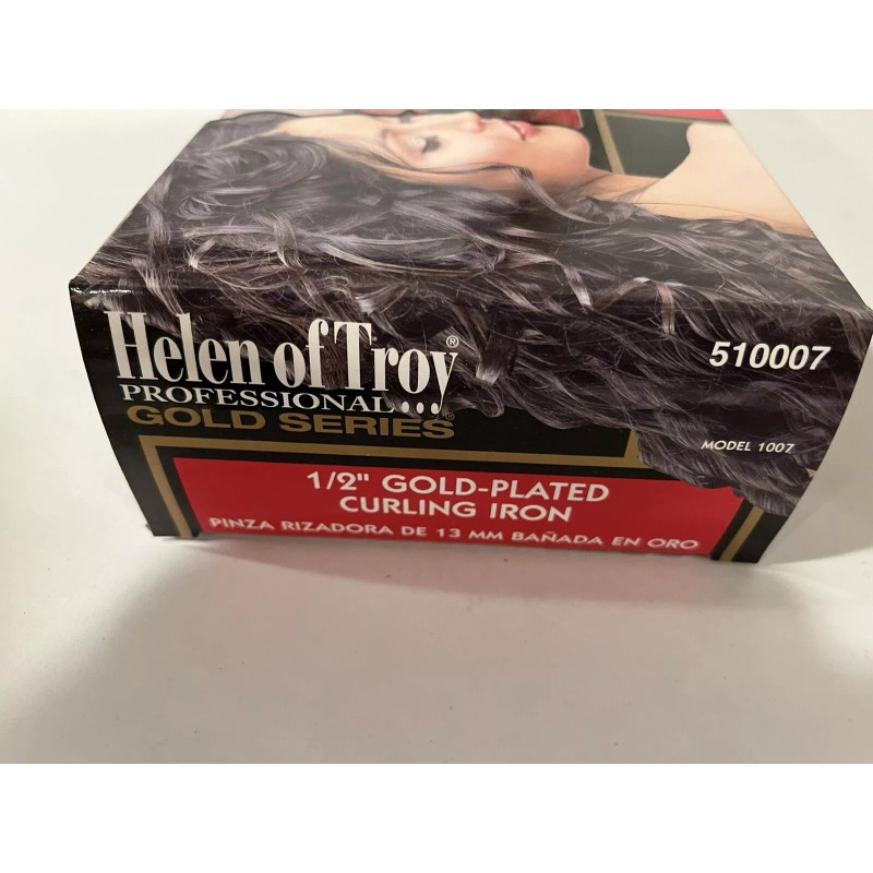 Helen Of Troy 1/2” Gold Plated Professional Series Curling Iron