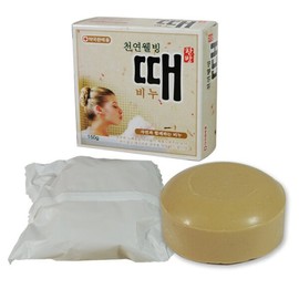 Natural Wellness Exfoliating Soap for Pharmacies 150g - 1 Pack Case Packaging Herbal Exfoliating Soap Facial Soap Shower Soap Promotional Bath Exfoliating Soap Scrub / 천연웰빙때비누 약국판매용 150g-1P 케이스포장 한방때비누 세안비누 샤워비누 판촉용 목욕때비누 스크럽