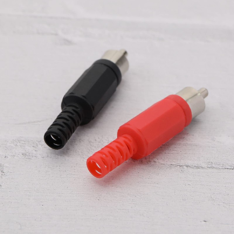eMagTech 40PCS Solder RCA Plug Adapter Audio Video Connector Replacement