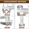 3" Stainless Steel Vernier Pocket Caliper Measuring Tool Jewelry Making