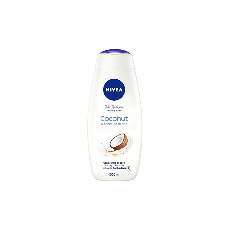 NIVEA Jabn Lquido corporal hidratante Coconut Jojoba Oil (500 ml)