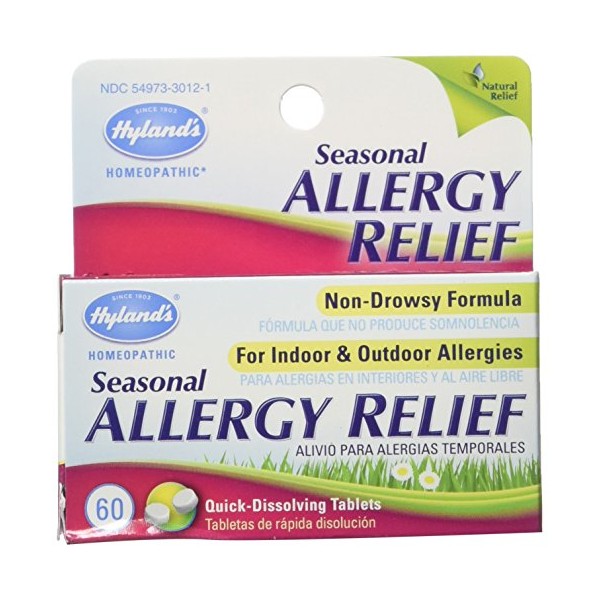 Hyland Allergy Seasonal Relief, 60 Count