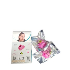 Kinnimo Lice Fairy Claw Clips - Hair Accessory with Rosemary Oil protecting your child from Head Lice - Clinically tested - 2 units (Green)