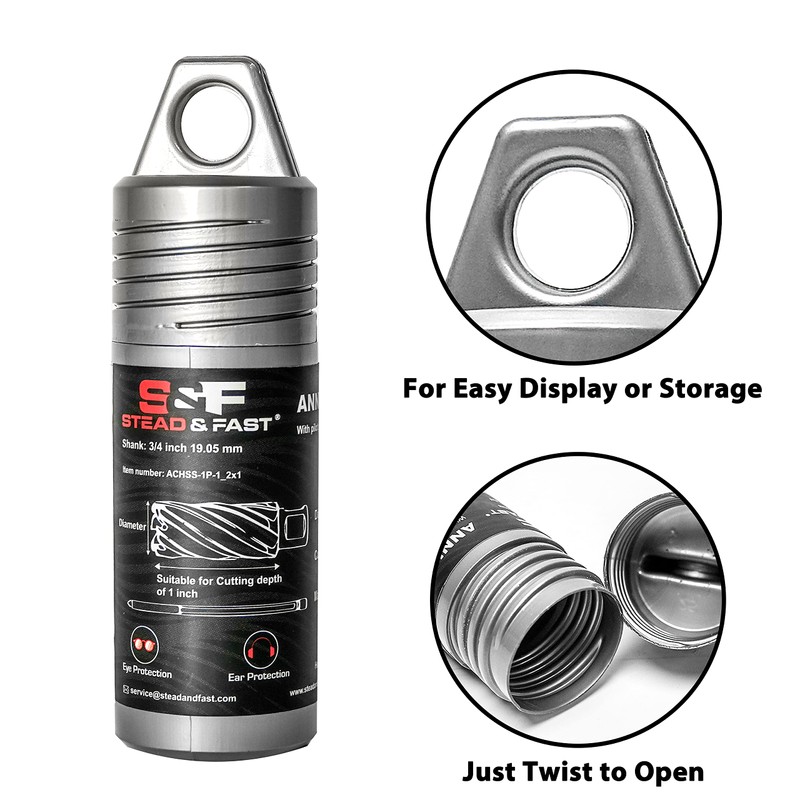 S&F STEAD & FAST - Annular Cutter, 1/2-inch Diameter x