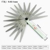 Kimlonton 100B-17 Stainless Steel Thickness Gauge 3.9 inches (100 mm),