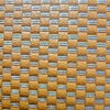 Wallcoveringsmart Plain Orange Gold Metallic Faux Woven Fabric Textured Contemporary