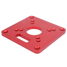Router Base, Flip Board Made of Aluminium Alloy, Router Sub Base Plate with Pre-Drilled Holes Compatible with RT0700C and Other Routers