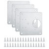 4 Pcs Hinges Repair Brackets, Stainless Steel Hinges Repair Plates,