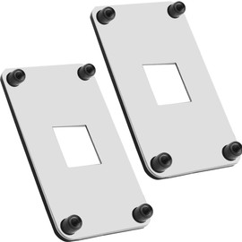 Xiatiaosann AM4 Backplate CPU Heatsink Bracket Backplane Socket Retention Mounting Backplane for Hook-Type Air-Cooled or Partially Water-Cooled Radiators for AMD AM4, 2 PCS