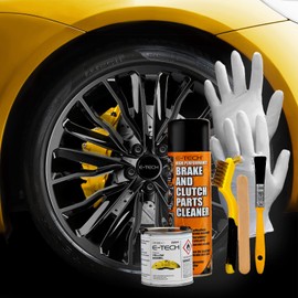 BITS4REASONS - NEW FORMULA E-TECH BRAKE CALIPER PROFESSIONAL GRADE PAINT KIT- PERFORMANCE HIGH TEMPERATURE RATED TO 220 C YELLOW