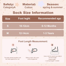 HAGOT 5 Pairs Baby Anti-slip Ankle Socks, Cotton Cute Cartoon Animal Pattern Sock with Grips, for Kids Girls Boys