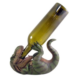 Rex Dinosaur Tabletop Wine Bottle Holder, 9 1/2 InchesL8