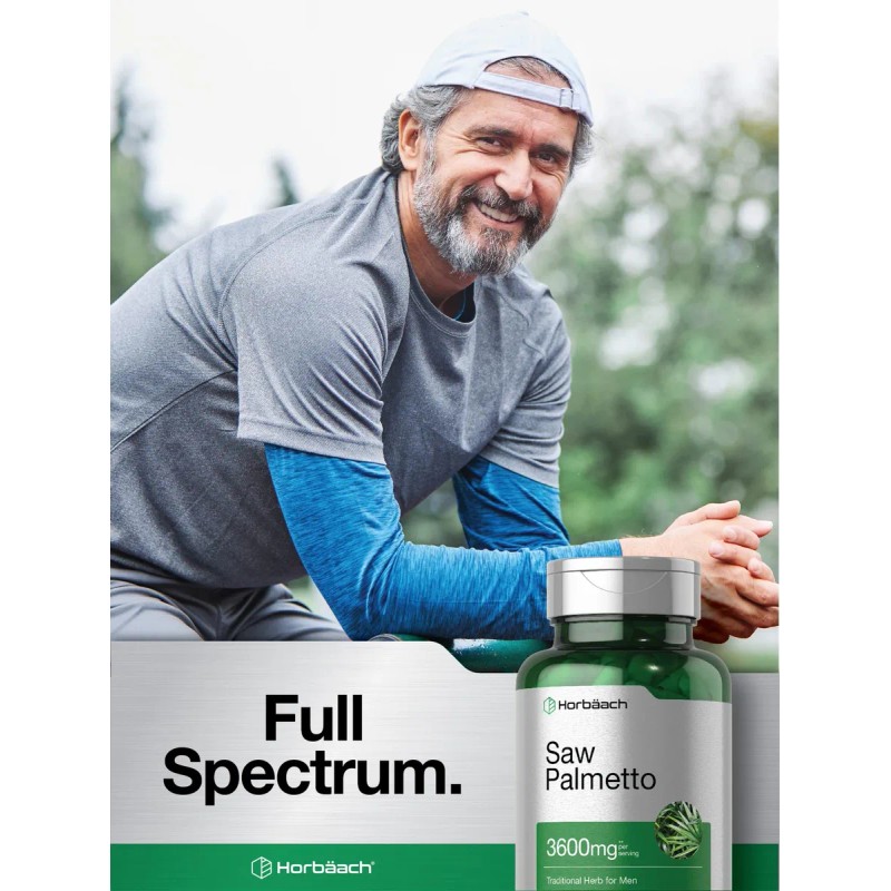 Horbäach Extracto Saw Palmetto 120 Cápsulas