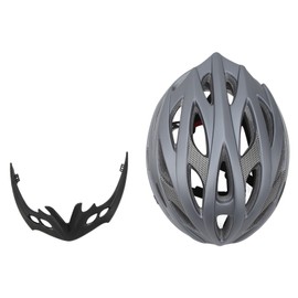 Bike Helmet Stylish Lightweight Ventilated Heat Dissipation One Piece Design Cycling Helmet for Mountain Road Bike Titanium Gray