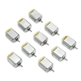 Fasizi Pack of 10 DC 3V - 6V 130 Motor 17000 RPM for Arduino DIY