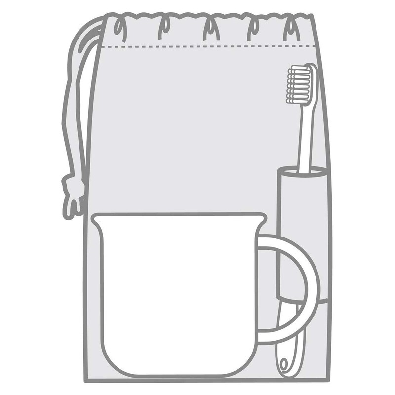 Skater KB62-A Bento Cup Bag, 8.3 x 5.9 inches (21