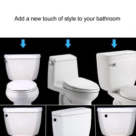 Mango de Inodoro de Montaje Lateral Universal Manija de Descarga de Inodoro de Aleación de Zinc Reemplazo de Palanca de Viaje para Baño de Casa Negro