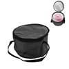 Round Insulated Bag 11x7in Oxford Cloth Casserole Carrier Reusable Cooler