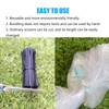 Tangser Plastic Black 4" Twist Ties, Reusable Cable Ties,Long Garbage