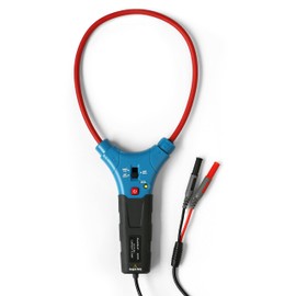 PeakTech P 4205 Flexible Clamp Adapter 30/300/3000 A AC for Multimeter, 4 mm Connection Plug, Current Meter, AMP Clamp for Digital Meter, Clamp Ammeter, P 4205