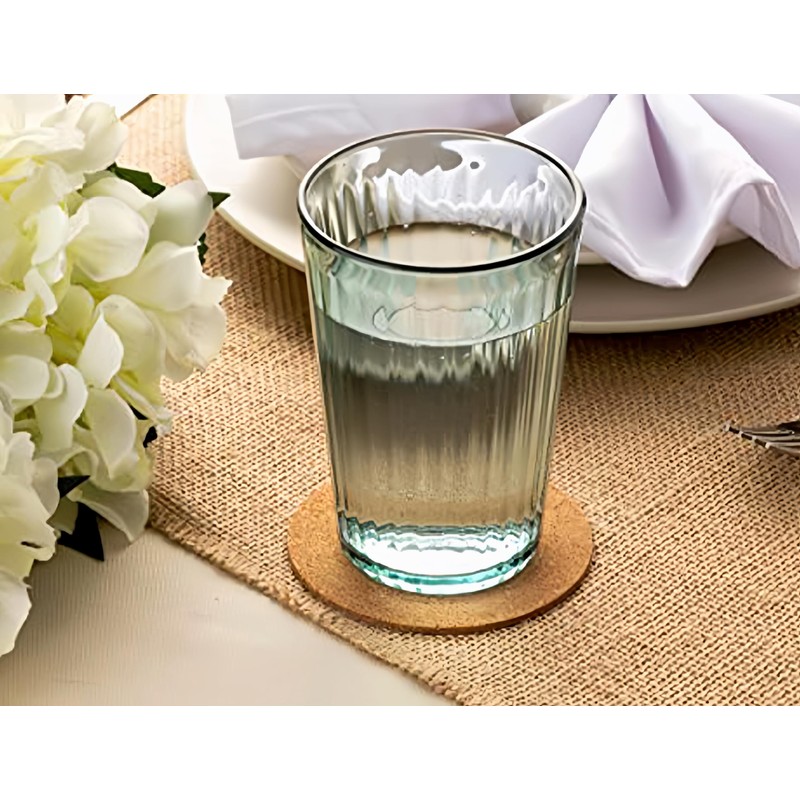 YIAGUN Table Mat Cork Diameter 19 cm 2er Set Cork