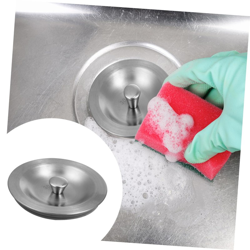 Gadpiparty Flat Suction Sink Stopper Drain Plug Kitchen Sink Accessory