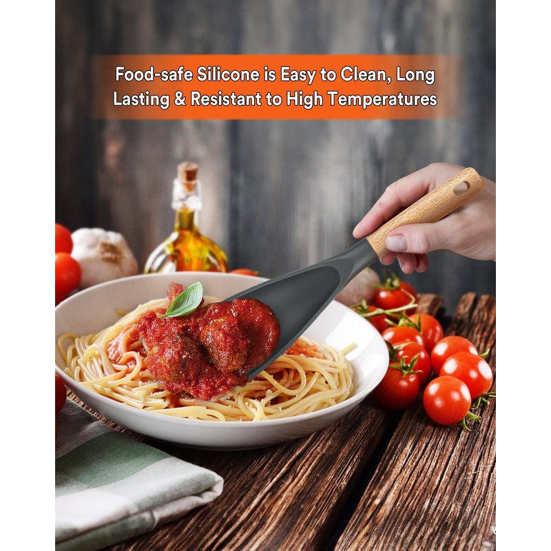 Cooking Spoon for Nonstick Cookwares, Great for Cooking and Serving
