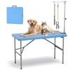 ynhurenth 49'' Pet Grooming Table for Large Dogs, Foldable Professional