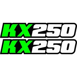 Kx250 - Pegatinas para placa de matrícula de coche, 250 unidades, diseño de Dirtbike