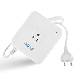 Ceptics 300-Watt Voltage Converter - Step Down - 220v to 110v / 240v to 120v Travel Power Converter - for Hair Straightener, Laptops and Chargers, CE Certified