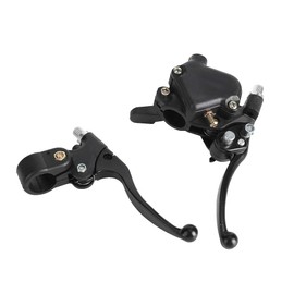 Jenngaoo 1 Pair Motorcycle Brake Levers, Motorcycle 7/8 Inch 22 mm Left Right Thumb Gas Brake Lever Suitable for Mini Moto Quad Pit Bike ATV