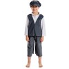 Charlie Crow Archie Victorian Boy Costume for Kids 7-9 Years.