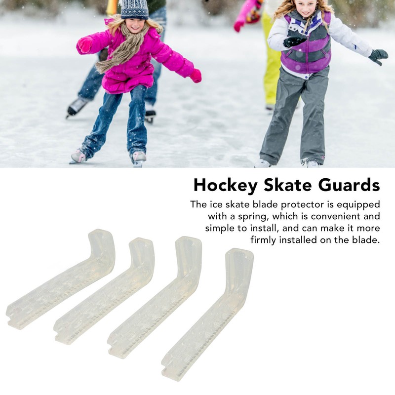 2 Pairs Skate Guards Portable Ice Skate Blade Covers Adjustable