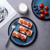 LERATIO Ceramic Plate Set of 6,8.5 Inch Reactive Glaze Light