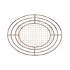 G.E.T. 4-84814 12.5" x 9.25" Stainless Steel Oval Basket with