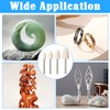 loghohu 40Pcs Polishing Bits 1/8 Inch Shank Wool Polishing Points