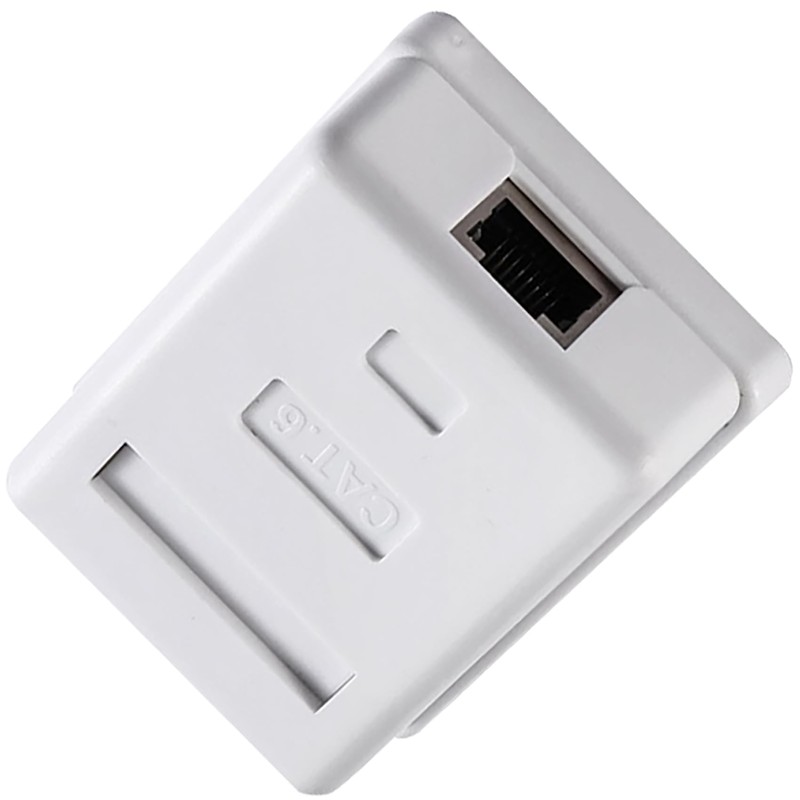 tunghey 5Pack Cat6 RJ45 Surface Mount Box Shielded 1-Port, Compatible
